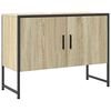 vidaXL Armario lavabo ba&ntilde;o madera ingenier&iacute;a roble Sonoma 80x33x60 cm