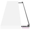 vidaXL Estante flotante de pared MDF blanco 120x23,5x3,8 cm