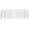 vidaXL Arriate de gaviones de acero galvanizado 90x30x30 cm