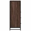 vidaXL Armario de ba&ntilde;o madera contrachapada roble marr&oacute;n 35x37,5x100cm