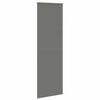vidaXL Estor Enrollable Opaco gris 80x210 cm Tela Ancho 75,7 cm