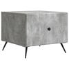 vidaXL Mesa de Caf&eacute; Gris Hormig&oacute;n 49 x 50 x 40 cm Madera de Ingenier&iacute;a