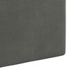 vidaXL Cabecera Colgante Liso Gris oscuro 170 x 55 x 5 cm Tela de Pana