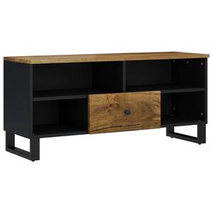 vidaXL Mueble de TV madera mango y madera contrachapada 100x33x46 cm