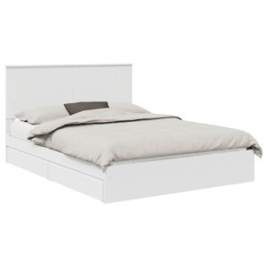 vidaXL Cama con almacenamiento 150 x 200 cm Madera de ingenier&iacute;a
