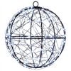 vidaXL Luz de adorno navide&ntilde;o 200 LED Blanco fr&iacute;o Di&aacute;metro 20 x 22 cm
