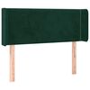 vidaXL Cabecero de terciopelo verde oscuro 83x16x78/88 cm