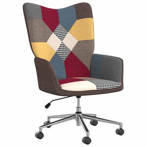 vidaXL Silla de relax de tela patchwork