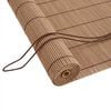 vidaXL Estor enrollable Marr&oacute;n 50 x 160 cm Bamb&uacute;