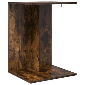 vidaXL Mesa lateral Roble ahumado 45 x 40 x 62,5 cm