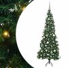 vidaXL &Aacute;rbol de Navidad Artificial de Esquina Verde 180 cm PVC y Metal