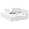 vidaXL Cama con almacenamiento 135 x 190 cm Madera de ingenier&iacute;a