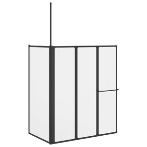 vidaXL Mampara de ducha 120 x 70 x 137 cm Aluminio