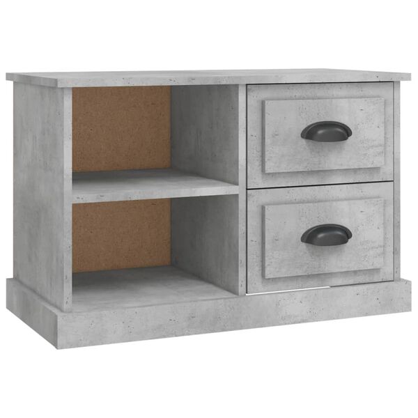 vidaXL Mueble de TV madera contrachapada gris hormig&oacute;n 73x35,5x47,5 cm