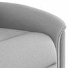 vidaXL Sillón reclinable eléctrico de tela gris nube