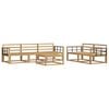 vidaXL Conjunto de sof&aacute;s de exterior 6 uds. Blanco