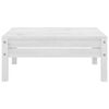 vidaXL Juego de muebles de jardín 9 pzas madera maciza de pino blanco