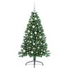 vidaXL &Aacute;rbol de Navidad Artificial Preiluminado Verde 120 cm PVC