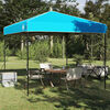 vidaXL Carpa Dosel Manual Azul 243 x 243 x 251 cm tela