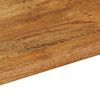 vidaXL Tablero de mesa rectangular madera maciza mango 110x40x2,5 cm