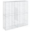 vidaXL Cesta de gaviones con cubierta hierro galvanizado 200x50x200 cm