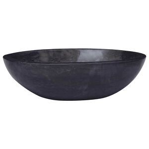 vidaXL Lavabo m&aacute;rmol negro 53x40x15 cm