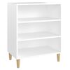 vidaXL Aparador de madera contrachapada blanco 57x35x70 cm