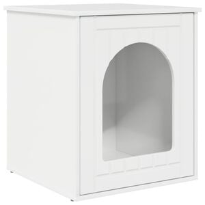 vidaXL Casa para Gatos Brillante 53 x 52 x 62 cm Madera de ingenier&iacute;a