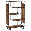 vidaXL Aparador alto Madera envejecida 93.5 x 37.5 x 144 cm