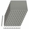 vidaXL Alfombrillas de Piso 50 uds. Gris 18 m&sup2; Espuma EVA