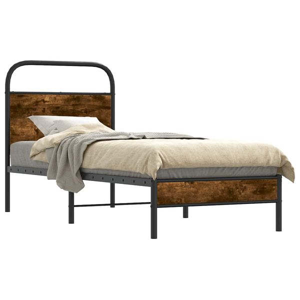 vidaXL Estructura cama sin colch&oacute;n 75x190 cm madera contrachapada