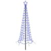 vidaXL &Aacute;rbol de Navidad LED en espiral con estaca EKENAS 180 cm