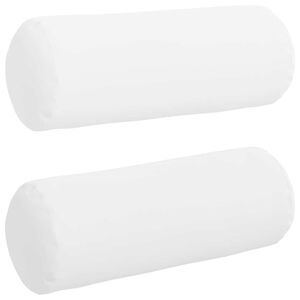 vidaXL Cojines Bolster 2 pcs &Oslash; 25 x 70 cm tela