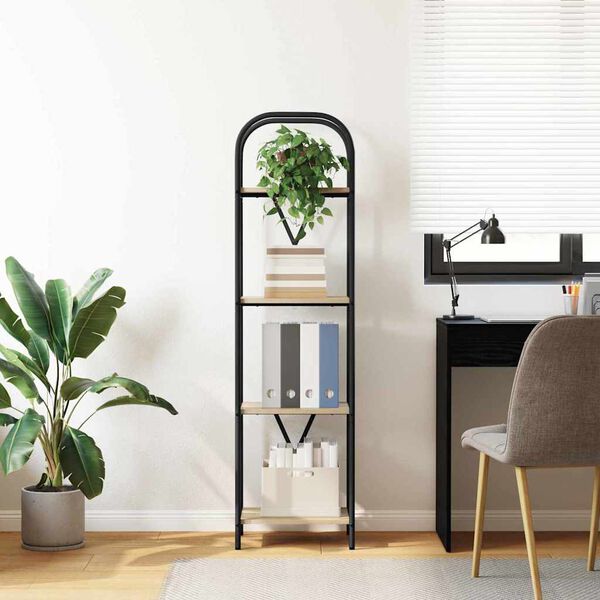 vidaXL Estante de libros Roble Sonoma 40 x 30 x 146 cm