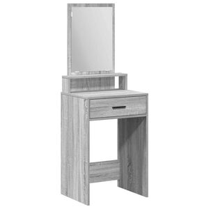 vidaXL Mesa Tocador Gris Sonoma 50 x 41 x 140 cm Madera de ingenier&iacute;a