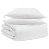 vidaXL Juego de Edred&oacute;n con almohada 3 uds. Pluma de pato
