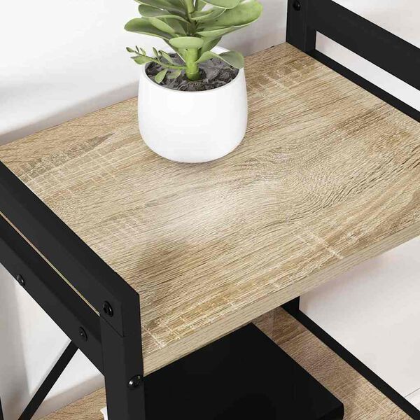 vidaXL Estante de libros Roble Sonoma 40 x 30 x 50 cm