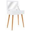 vidaXL Tocador con espejo de MDF 60x40x75 cm
