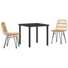 vidaXL Conjunto de Comedor de Jard&iacute;n 5 pcs Marr&oacute;n