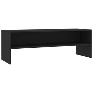 vidaXL Mueble para TV madera contrachapada negro 120x40x40 cm