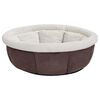 vidaXL Cama para perros marr&oacute;n 59x59x24 cm