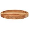 vidaXL Tabla de cortar madera maciza de acacia &Oslash;25x2,5 cm