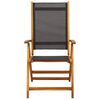 vidaXL Juego comedor de jard&iacute;n 7 pzas madera maciza acacia y textileno