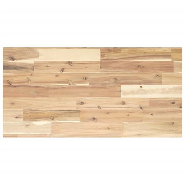 vidaXL Encimera tocador ba&ntilde;o madera maciza acacia sin tratar 80x40x2cm