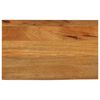 vidaXL Tablero de mesa borde natural madera maciza mango 60x40x2,5 cm