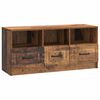 vidaXL Mueble de TV con caj&oacute;n Madera envejecida 102 x 34,5 x 47 cm