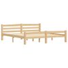 vidaXL Estructura de cama con 2 cajones madera maciza pino 180x200 cm
