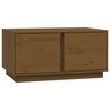 vidaXL Mesa de centro madera maciza de pino marr&oacute;n miel 80x50x40 cm