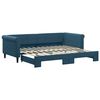 vidaXL Sof&aacute; cama nido terciopelo azul 90x200 cm