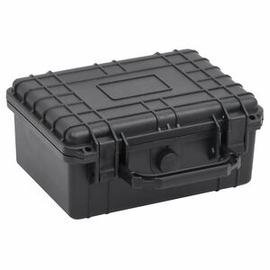 vidaXL Malet&iacute;n port&aacute;til de vuelo PP negro 24x19x11 cm